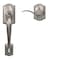 Schlage Schlage Camelot Satin Nickel Handleset Right or Left Handed FE285GCAM619ACC - alternate 2